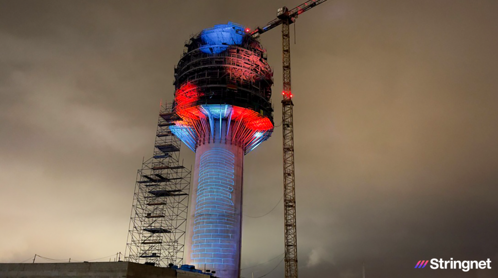 Video mapping: Inauguración de la Nueva Torre de Control del Jorge Chávez